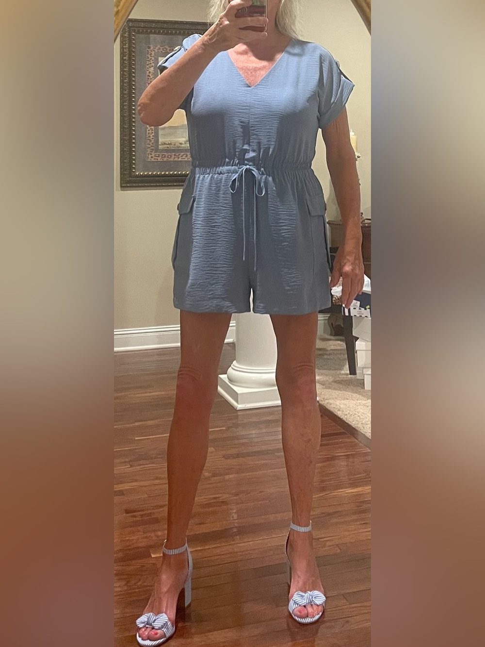 Blue Romper